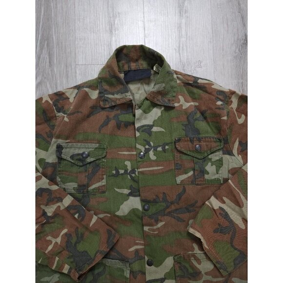 Vintage Ben Lee Camo Utility Button Up Jacket Mens Medium - Picture 3 of 11